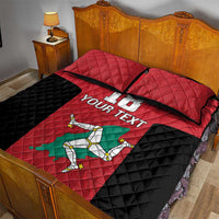 Custom Isle of Man Cricket Quilt Bed Set Quocunque Jeceris Stabit - Wonder Print Shop