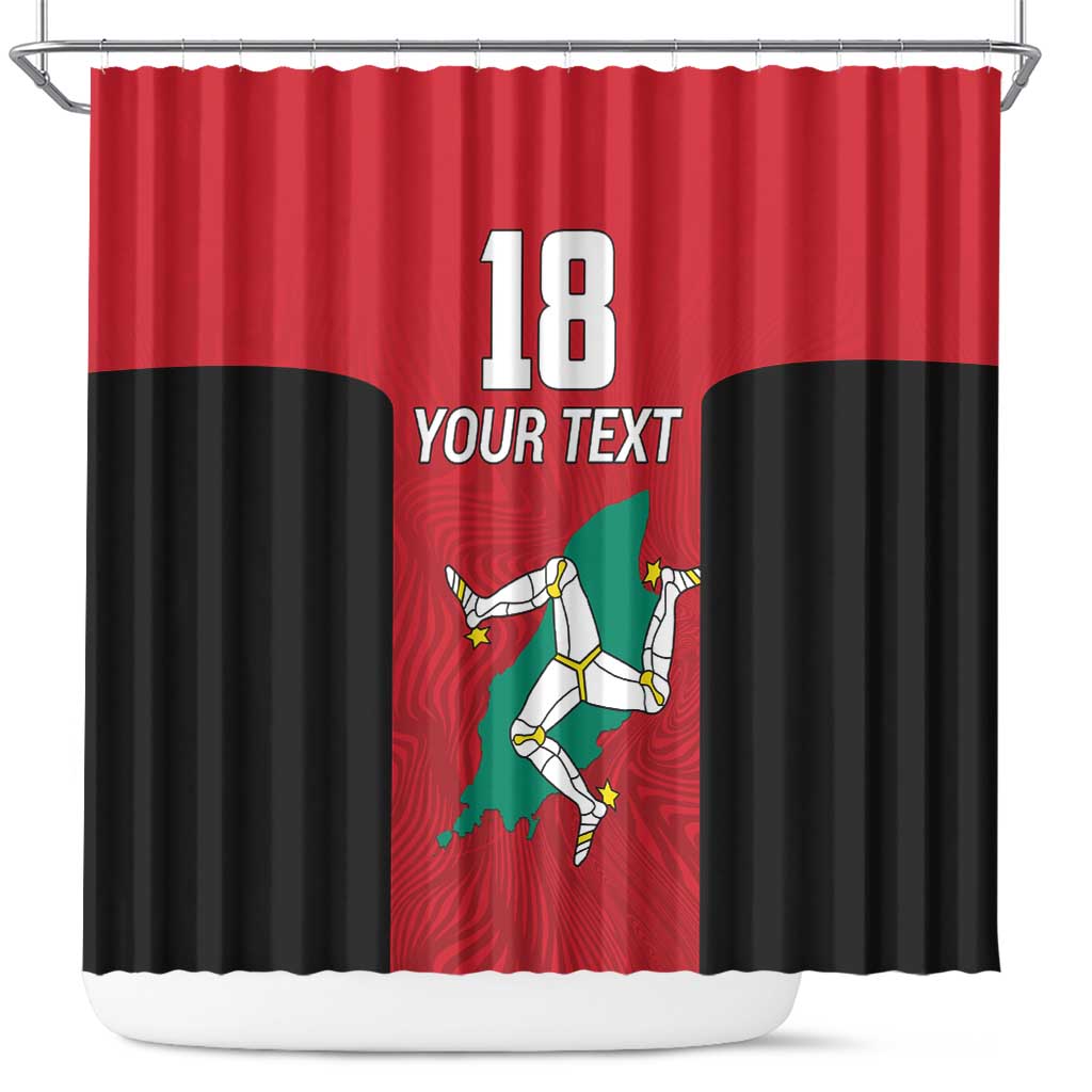 Custom Isle of Man Cricket Shower Curtain Quocunque Jeceris Stabit - Wonder Print Shop