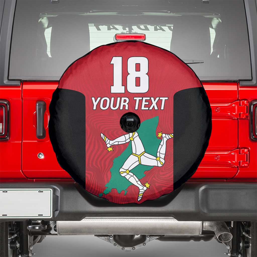 Custom Isle of Man Cricket Spare Tire Cover Quocunque Jeceris Stabit - Wonder Print Shop