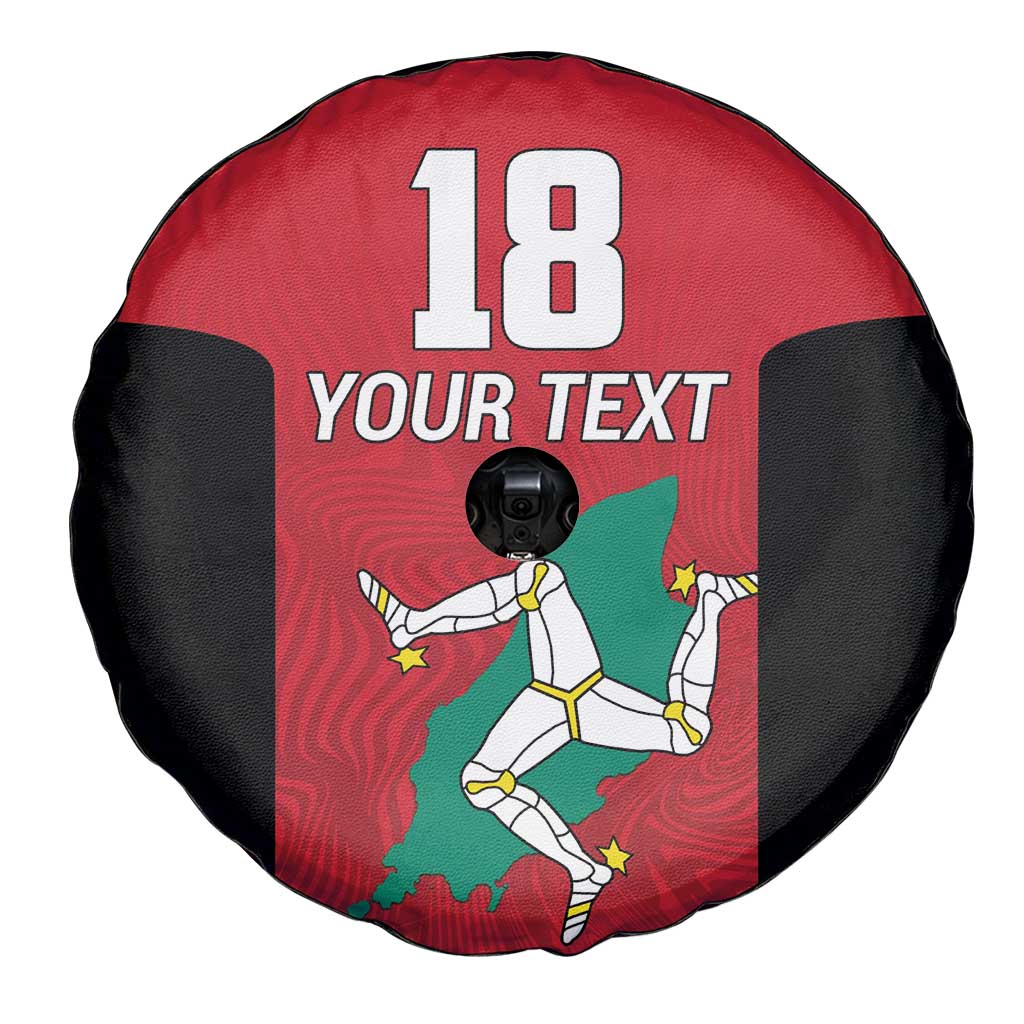 Custom Isle of Man Cricket Spare Tire Cover Quocunque Jeceris Stabit - Wonder Print Shop