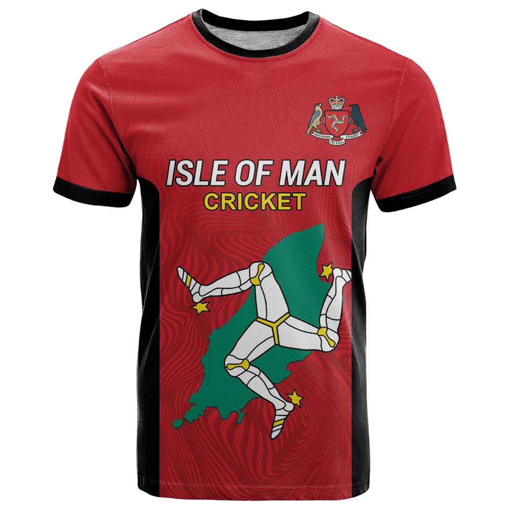 Custom Isle of Man Cricket T Shirt Quocunque Jeceris Stabit - Wonder Print Shop