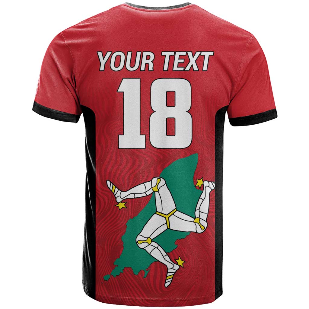Custom Isle of Man Cricket T Shirt Quocunque Jeceris Stabit - Wonder Print Shop