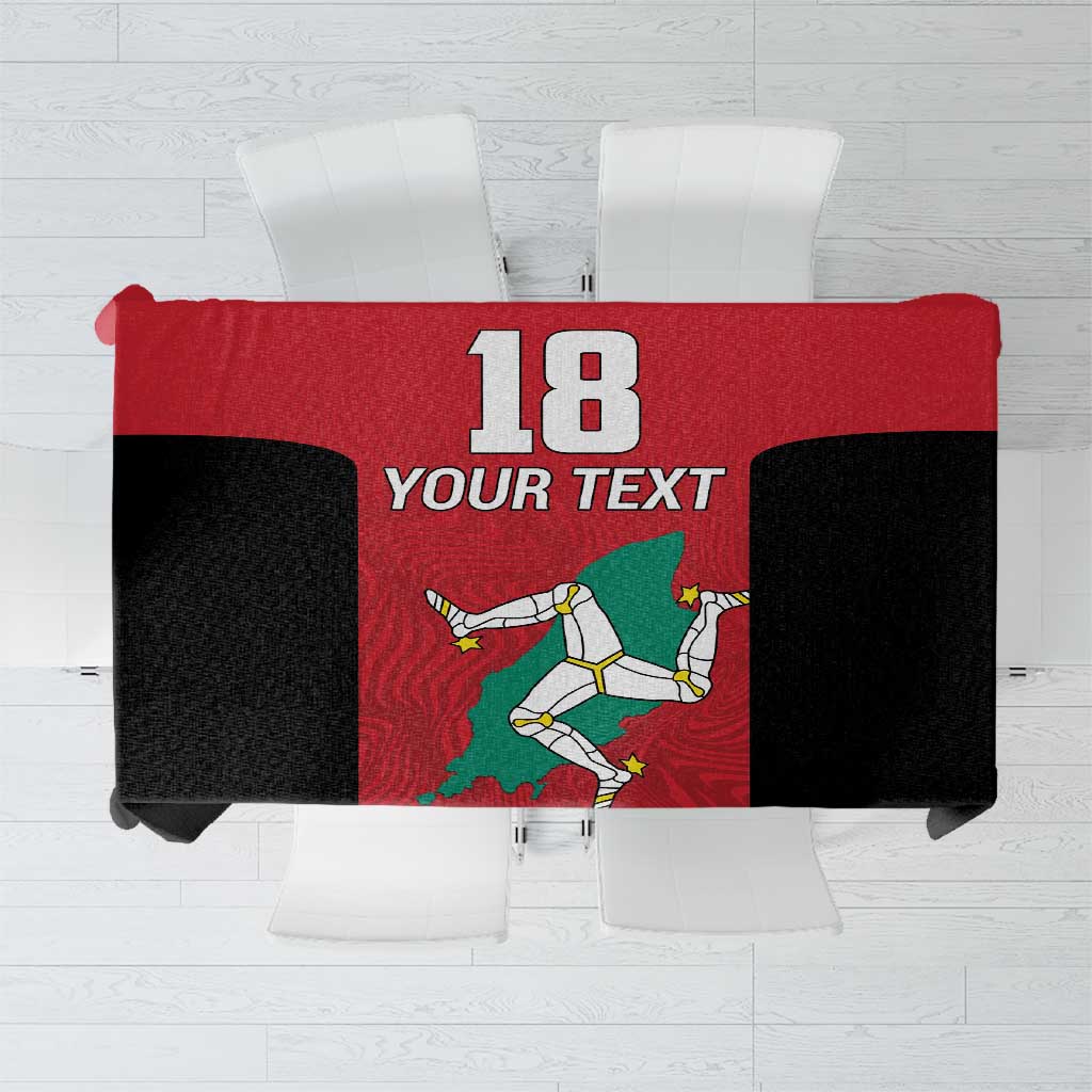 Custom Isle of Man Cricket Tablecloth Quocunque Jeceris Stabit - Wonder Print Shop