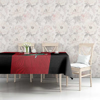 Custom Isle of Man Cricket Tablecloth Quocunque Jeceris Stabit - Wonder Print Shop