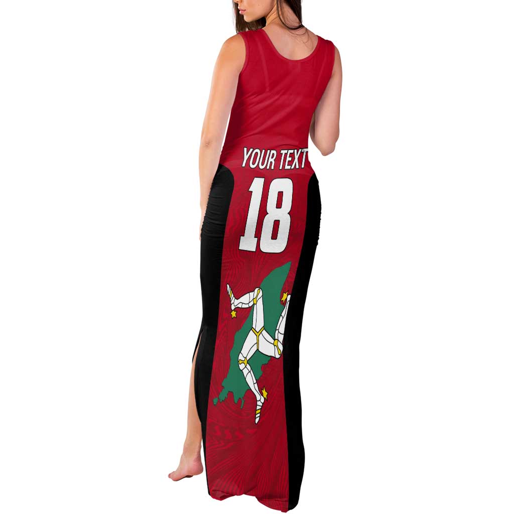 Custom Isle of Man Cricket Tank Maxi Dress Quocunque Jeceris Stabit - Wonder Print Shop