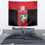 Custom Isle of Man Cricket Tapestry Quocunque Jeceris Stabit - Wonder Print Shop