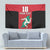 Custom Isle of Man Cricket Tapestry Quocunque Jeceris Stabit - Wonder Print Shop