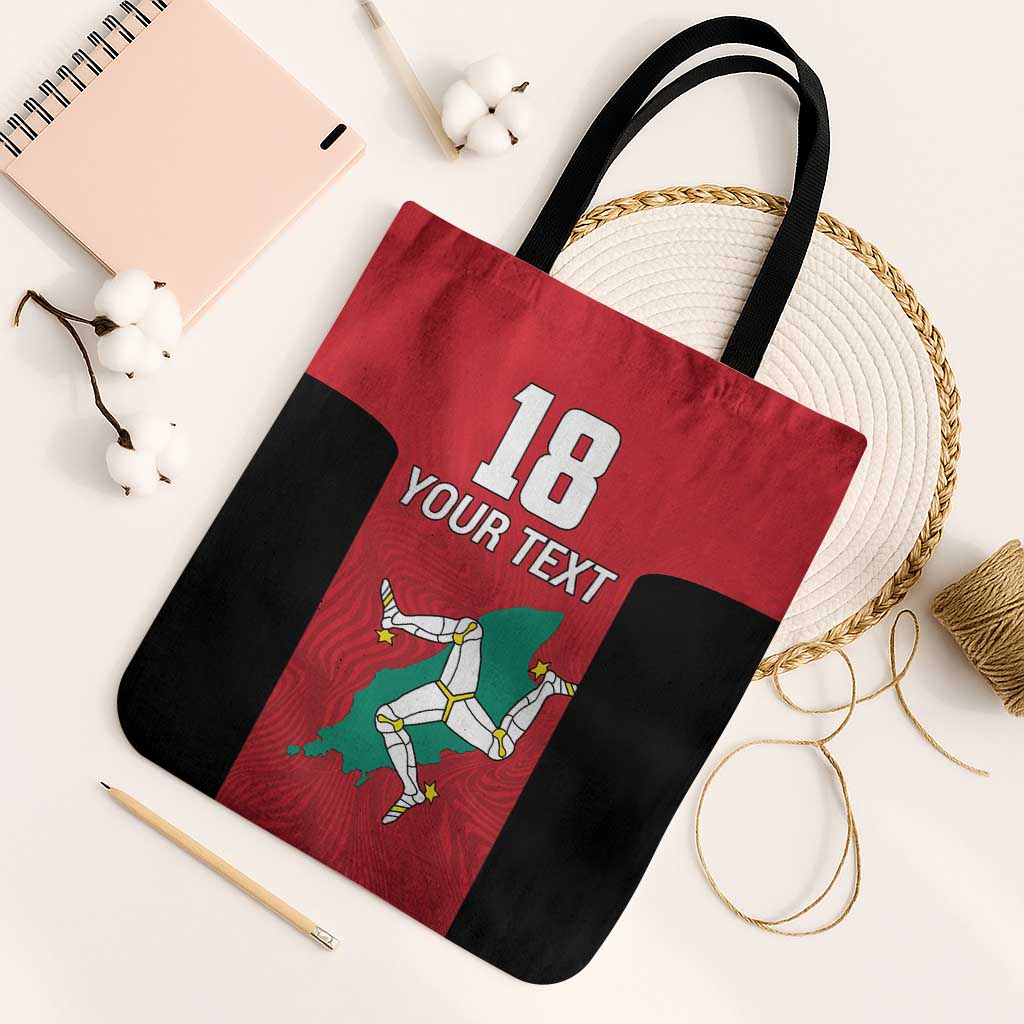 Custom Isle of Man Cricket Tote Bag Quocunque Jeceris Stabit - Wonder Print Shop