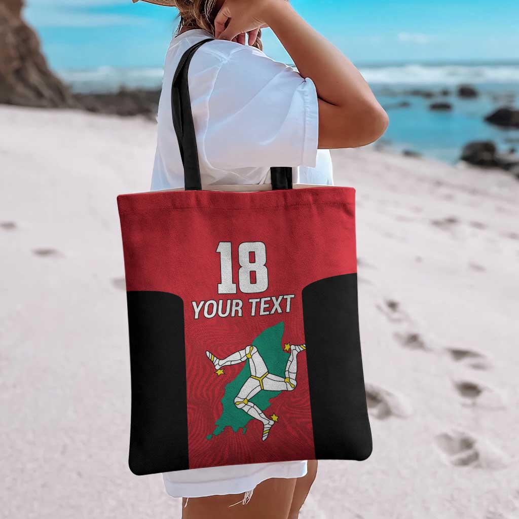 Custom Isle of Man Cricket Tote Bag Quocunque Jeceris Stabit - Wonder Print Shop
