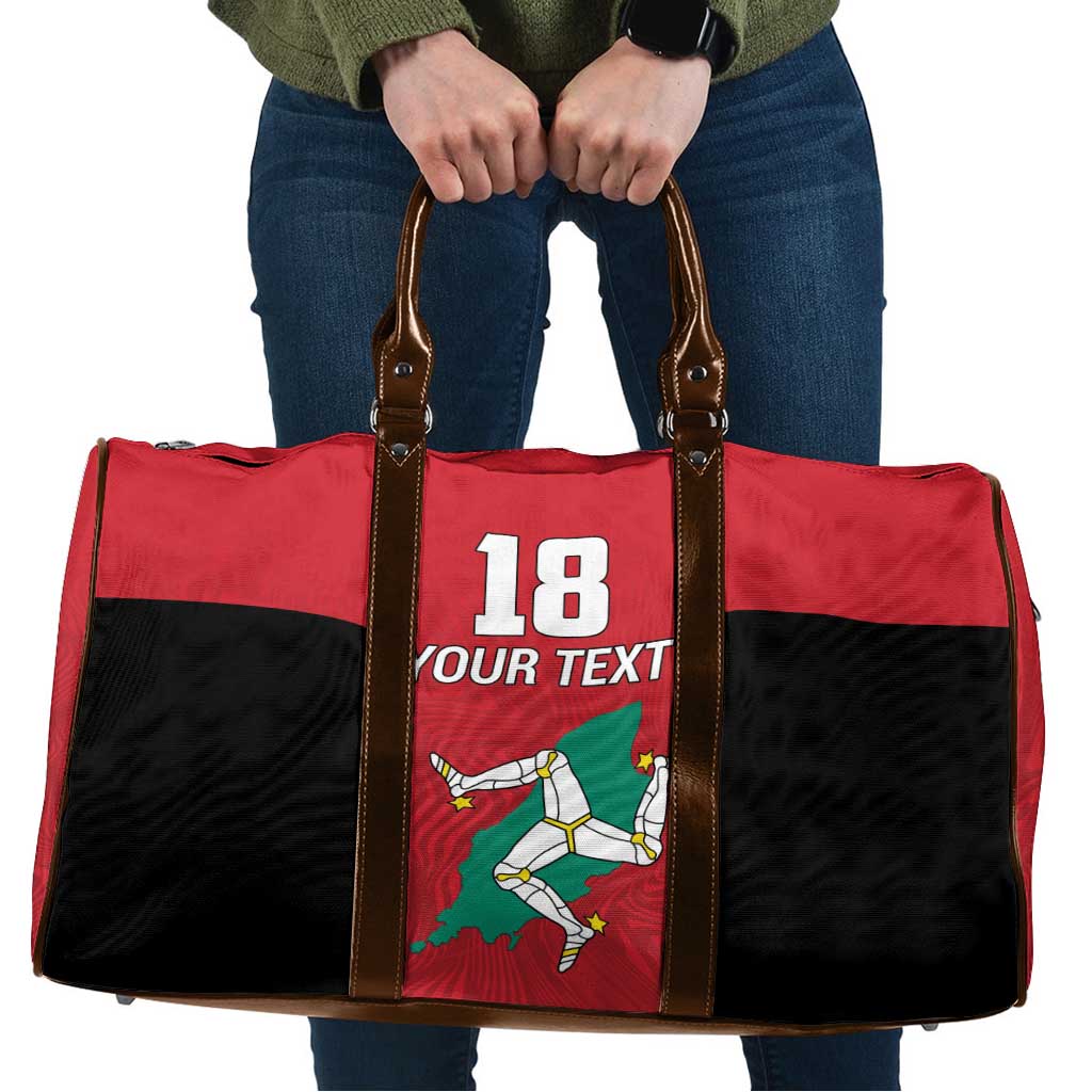Custom Isle of Man Cricket Travel Bag Quocunque Jeceris Stabit - Wonder Print Shop