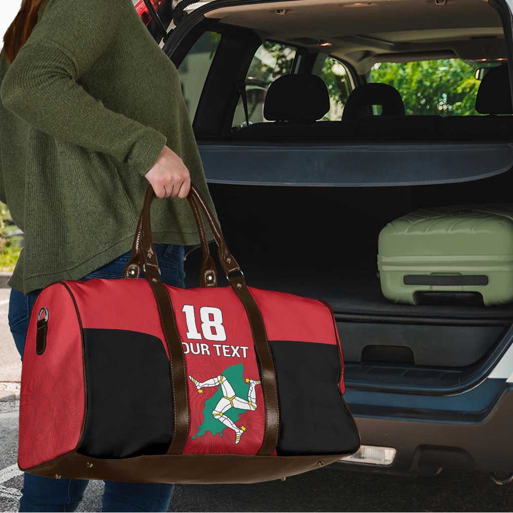 Custom Isle of Man Cricket Travel Bag Quocunque Jeceris Stabit - Wonder Print Shop