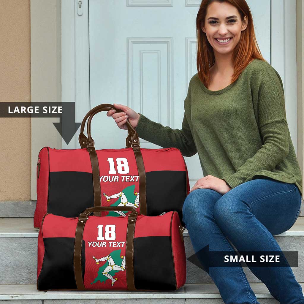 Custom Isle of Man Cricket Travel Bag Quocunque Jeceris Stabit - Wonder Print Shop