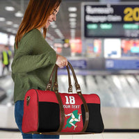 Custom Isle of Man Cricket Travel Bag Quocunque Jeceris Stabit - Wonder Print Shop