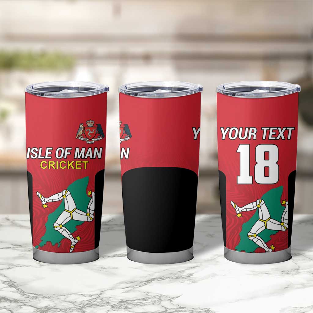 Custom Isle of Man Cricket Tumbler Cup Quocunque Jeceris Stabit - Wonder Print Shop