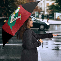 Custom Isle of Man Cricket Umbrella Quocunque Jeceris Stabit - Wonder Print Shop