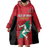 Custom Isle of Man Cricket Wearable Blanket Hoodie Quocunque Jeceris Stabit - Wonder Print Shop