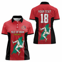 Custom Isle of Man Cricket Women Polo Shirt Quocunque Jeceris Stabit - Wonder Print Shop