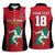 Custom Isle of Man Cricket Women Sleeveless Polo Shirt Quocunque Jeceris Stabit - Wonder Print Shop
