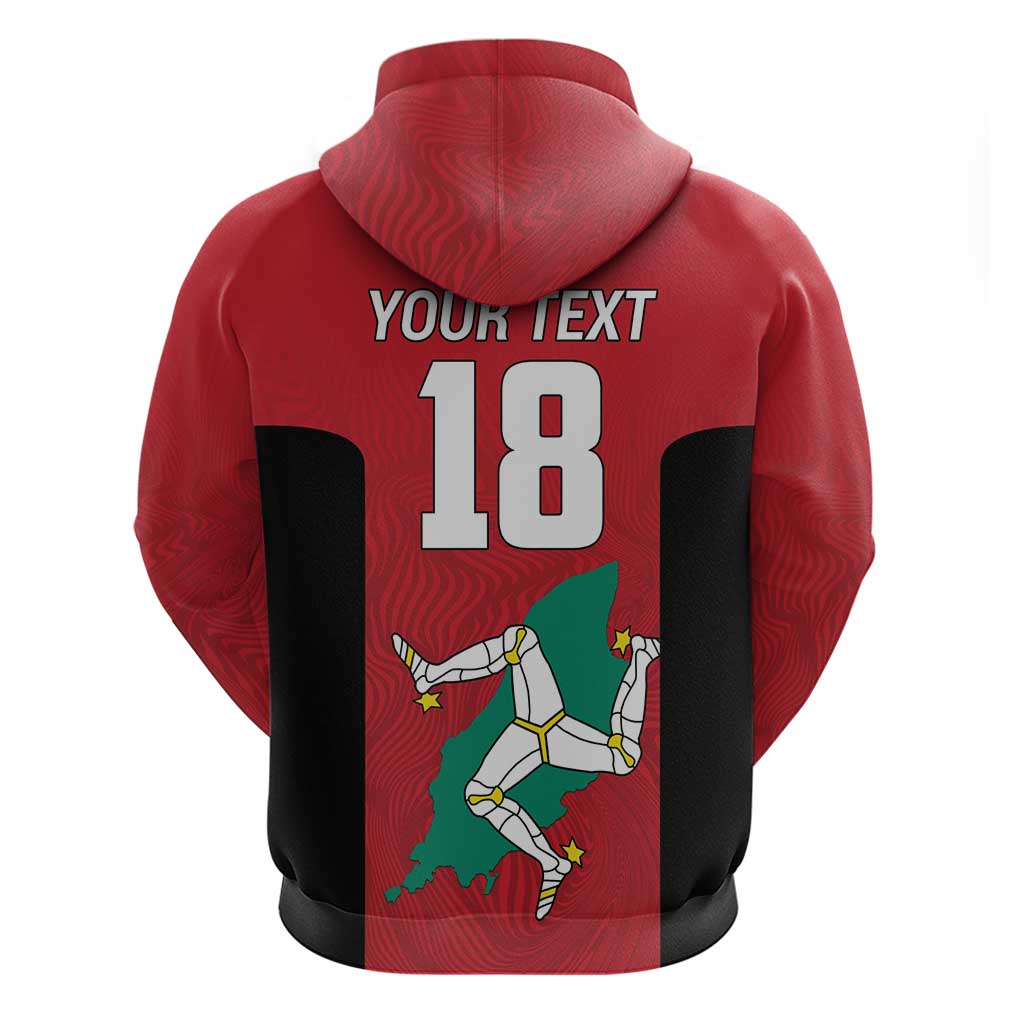 Custom Isle of Man Cricket Zip Hoodie Quocunque Jeceris Stabit - Wonder Print Shop