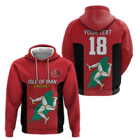 Custom Isle of Man Cricket Zip Hoodie Quocunque Jeceris Stabit - Wonder Print Shop