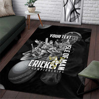 Personalized Isle of Man Cricket Area Rug Go Champion - Wonder Print Shop