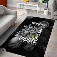 Personalized Isle of Man Cricket Area Rug Go Champion - Wonder Print Shop