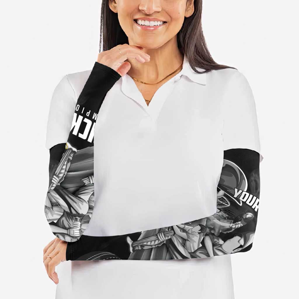 Personalized Isle of Man Cricket Arm Sleeves Go Champion - Wonder Print Shop