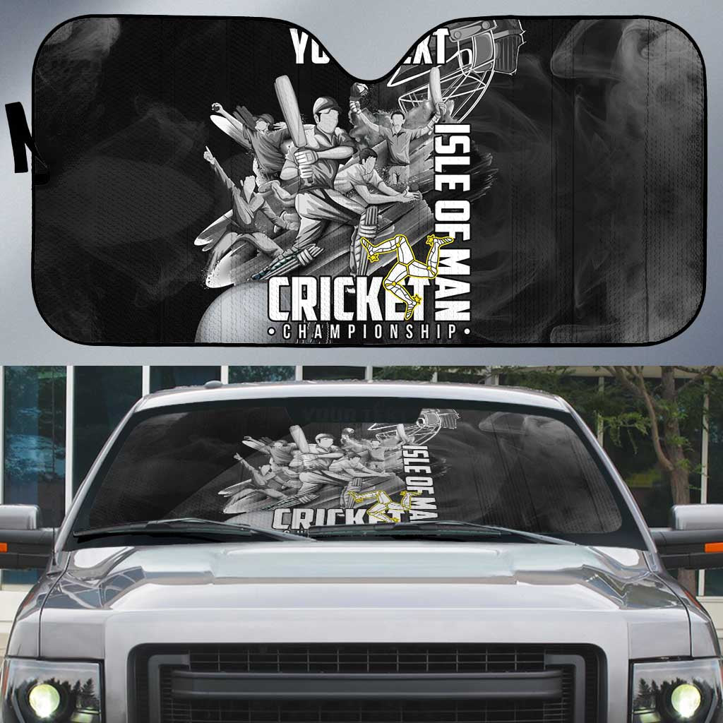 Personalized Isle of Man Cricket Auto Sun Shade Go Champion - Wonder Print Shop