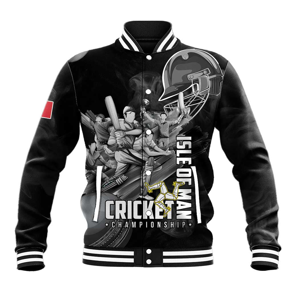 Personalized Isle of Man Cricket Baseball Jacket Go Champion - Wonder Print Shop