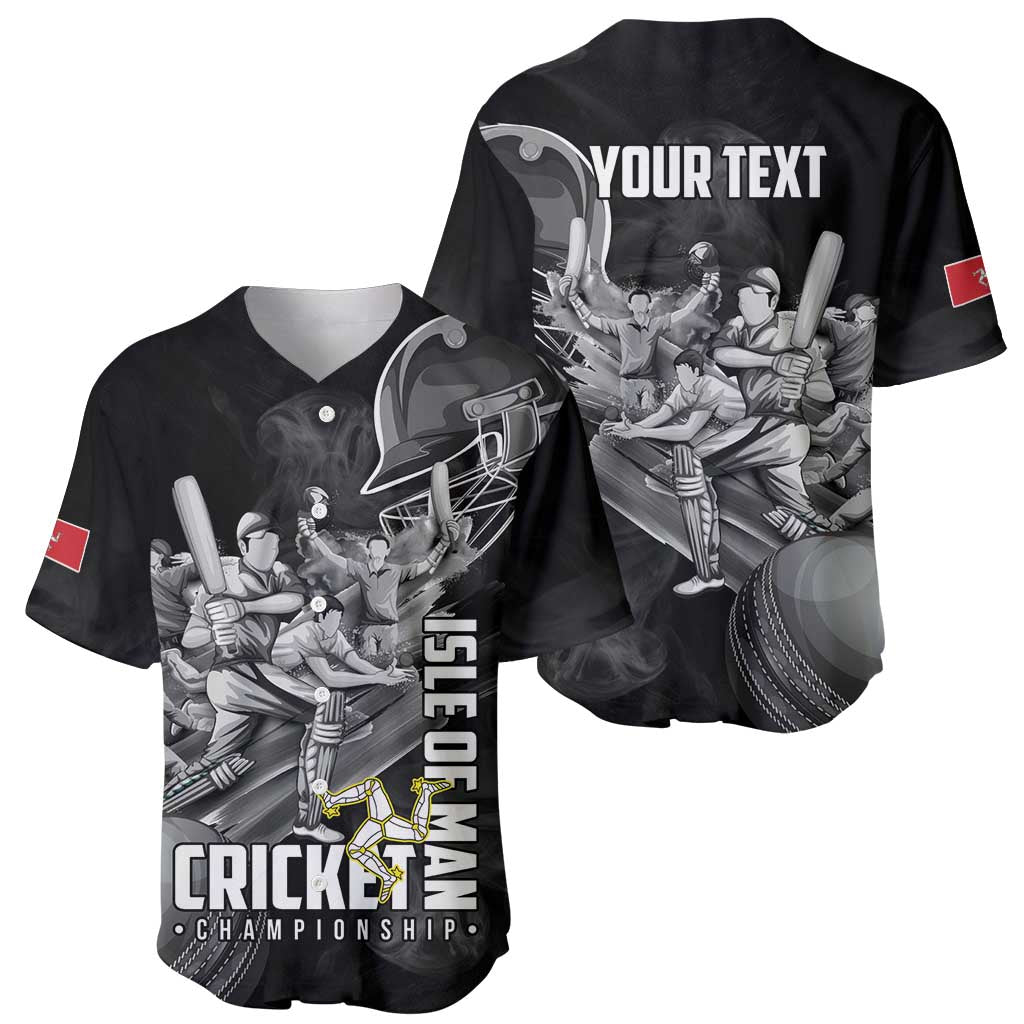 Personalized Isle of Man Cricket Baseball Jersey Go Champion - Wonder Print Shop