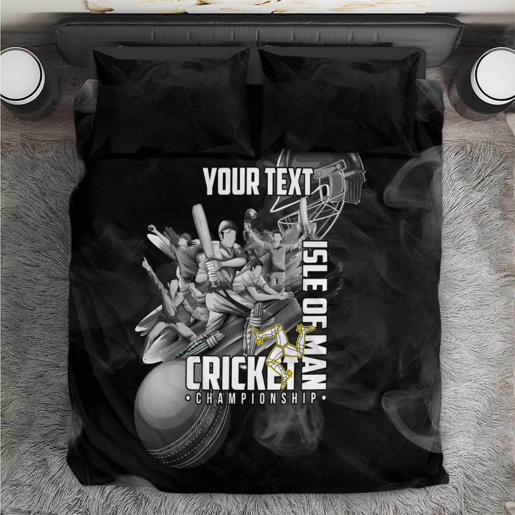 Personalized Isle of Man Cricket Bedding Set Go Champion - Wonder Print Shop