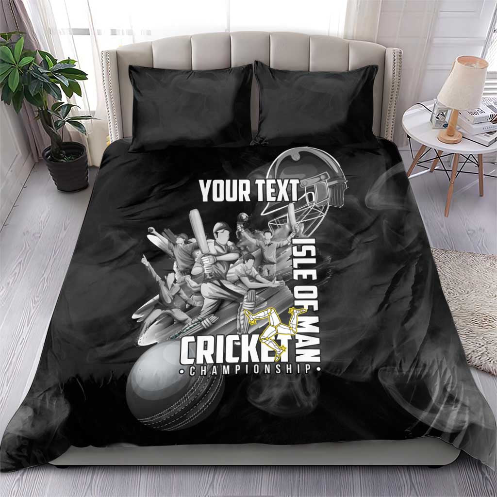 Personalized Isle of Man Cricket Bedding Set Go Champion - Wonder Print Shop