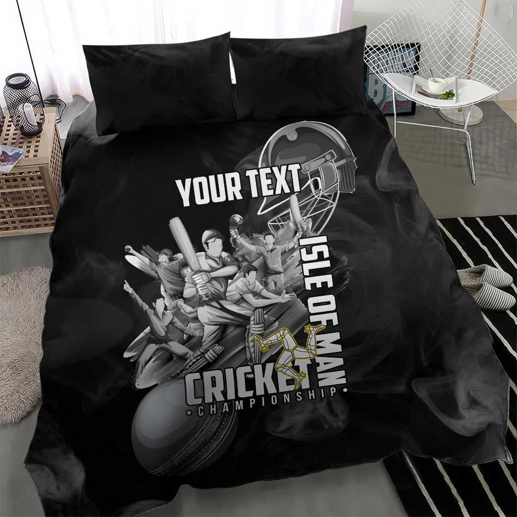 Personalized Isle of Man Cricket Bedding Set Go Champion - Wonder Print Shop