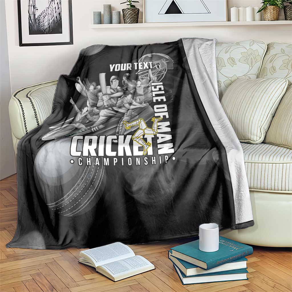 Personalized Isle of Man Cricket Blanket Go Champion - Wonder Print Shop