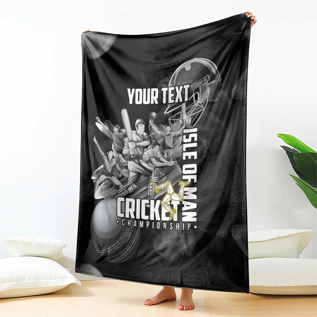 Personalized Isle of Man Cricket Blanket Go Champion - Wonder Print Shop
