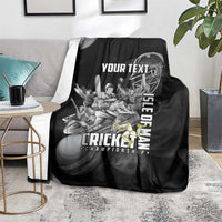 Personalized Isle of Man Cricket Blanket Go Champion - Wonder Print Shop