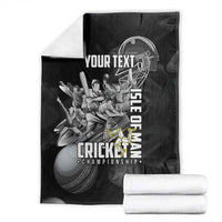 Personalized Isle of Man Cricket Blanket Go Champion - Wonder Print Shop