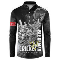 Personalized Isle of Man Cricket Button Sweatshirt Go Champion - Wonder Print Shop
