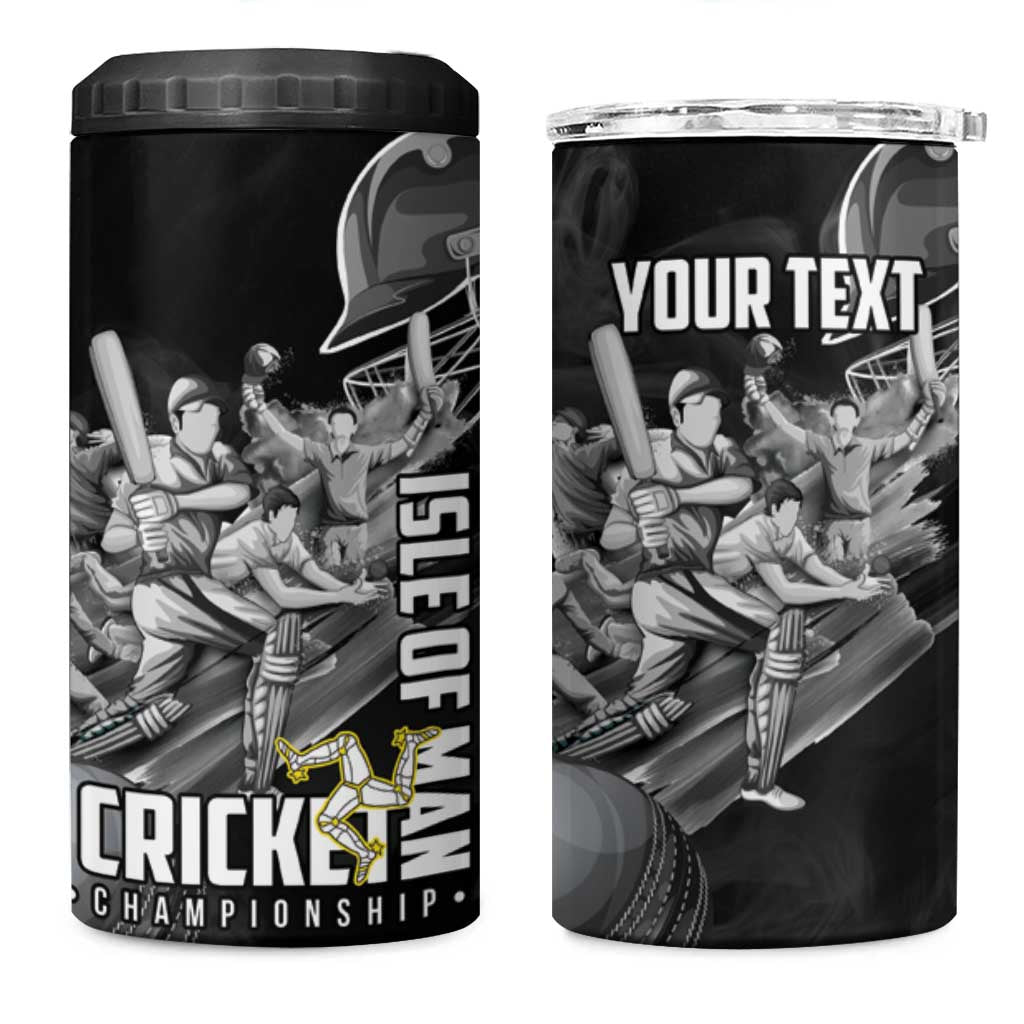 Personalized Isle of Man Cricket 4 in 1 Can Cooler Tumbler Go Champion - Wonder Print Shop