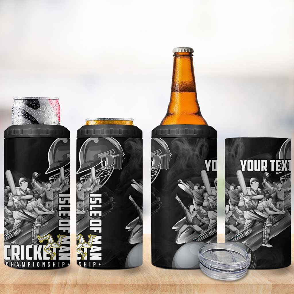 Personalized Isle of Man Cricket 4 in 1 Can Cooler Tumbler Go Champion - Wonder Print Shop