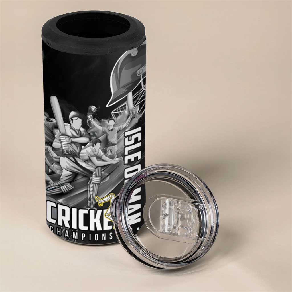 Personalized Isle of Man Cricket 4 in 1 Can Cooler Tumbler Go Champion - Wonder Print Shop