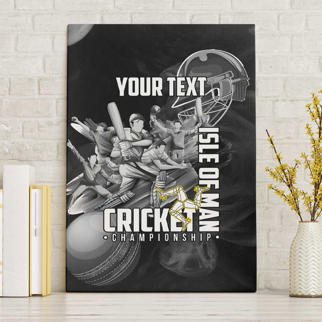Personalized Isle of Man Cricket Canvas Wall Art Go Champion - Wonder Print Shop