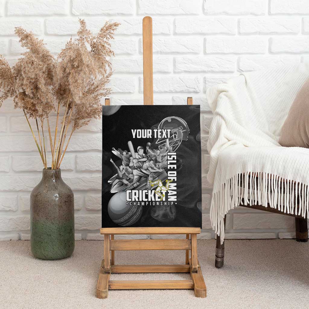 Personalized Isle of Man Cricket Canvas Wall Art Go Champion - Wonder Print Shop