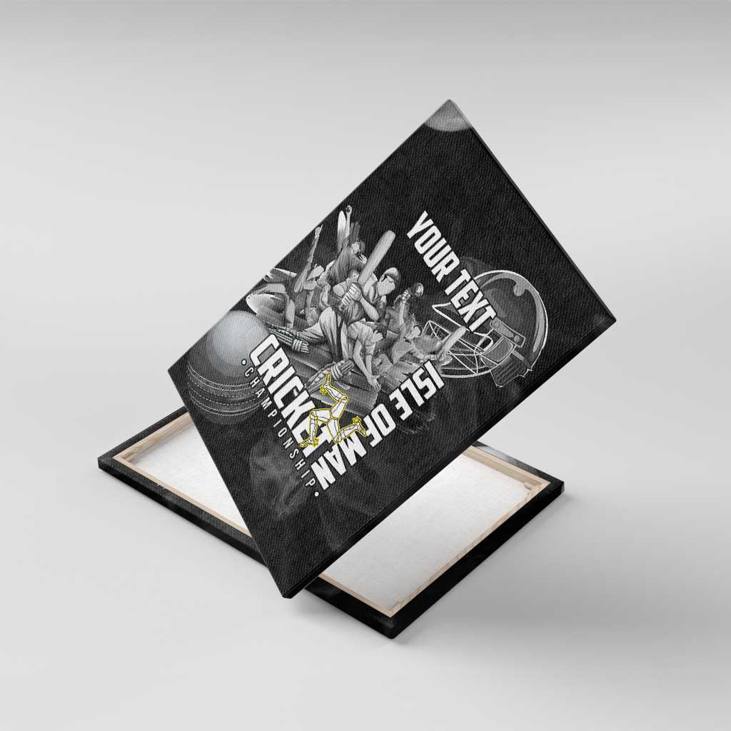 Personalized Isle of Man Cricket Canvas Wall Art Go Champion - Wonder Print Shop