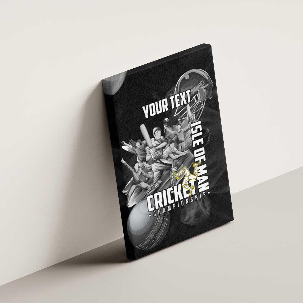 Personalized Isle of Man Cricket Canvas Wall Art Go Champion - Wonder Print Shop