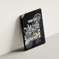 Personalized Isle of Man Cricket Canvas Wall Art Go Champion - Wonder Print Shop