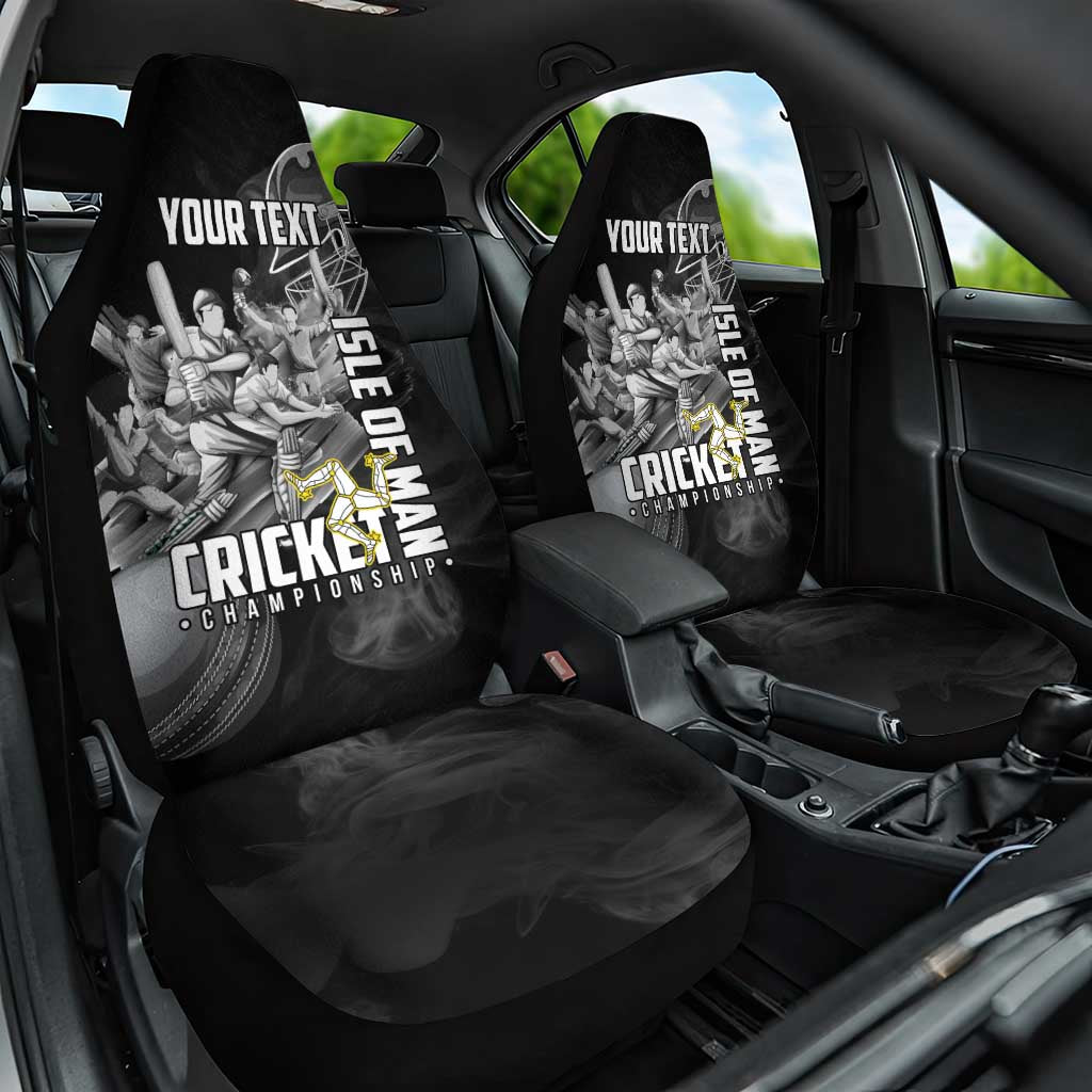 Personalized Isle of Man Cricket Car Seat Cover Go Champion - Wonder Print Shop