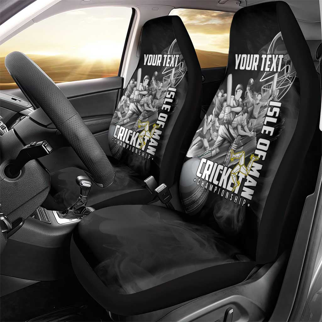 Personalized Isle of Man Cricket Car Seat Cover Go Champion - Wonder Print Shop