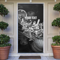 Personalized Isle of Man Cricket Door Cover Go Champion - Wonder Print Shop