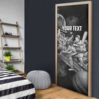 Personalized Isle of Man Cricket Door Cover Go Champion - Wonder Print Shop